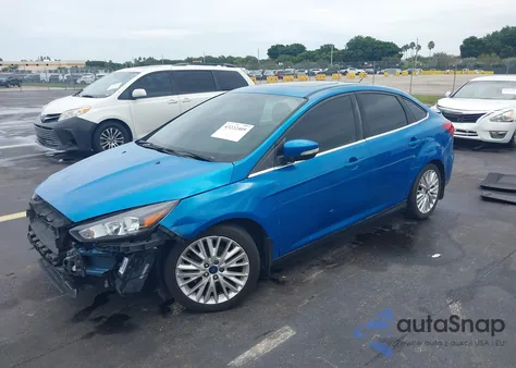 2016 Ford Focus Titanium from USA, damaged, VIN 1FADP3J20GL236614